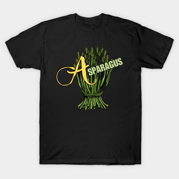 Asparagus T-Shirt by FrogandFog